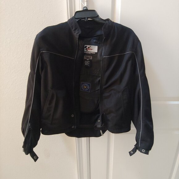 Motogp Dorna 2002 Womens Motorcycle riding jacket Medium W/padded inserts - Picture 2 of 7
